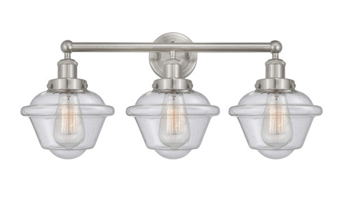 INNOVATIONS 616-3W-SN-G534 Oxford 3 Light 24.5 inch Bath Vanity Light Brushed Satin Nickel