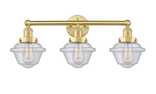 INNOVATIONS 616-3W-SG-G534 Oxford 3 24.5 inch Bath Vanity Light Satin Gold