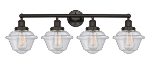 INNOVATIONS 616-4W-OB-G534 Oxford 4 Light 33.5 inch Bath Vanity Light Oil Rubbed Bronze