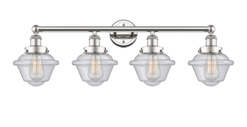INNOVATIONS 616-4W-PN-G534 Oxford 4 33.5 inch Bath Vanity Light Polished Nickel
