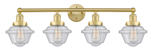 INNOVATIONS 616-4W-SG-G534 Oxford 4 33.5 inch Bath Vanity Light Satin Gold