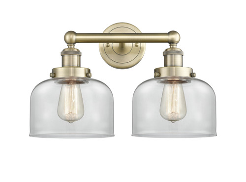 INNOVATIONS 616-2W-AB-G72 Bell 2 15.5 inch Bath Vanity Light Antique Brass