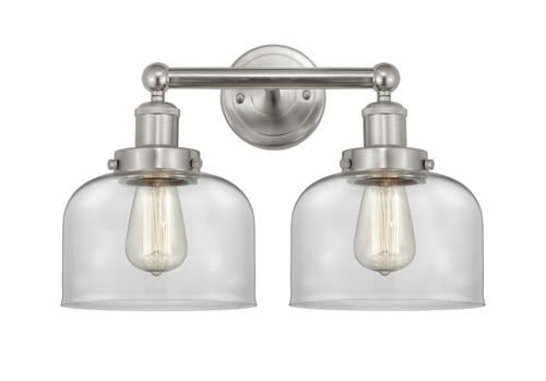 INNOVATIONS 616-2W-SN-G72 Bell 2 Light 15.5 inch Bath Vanity Light Brushed Satin Nickel