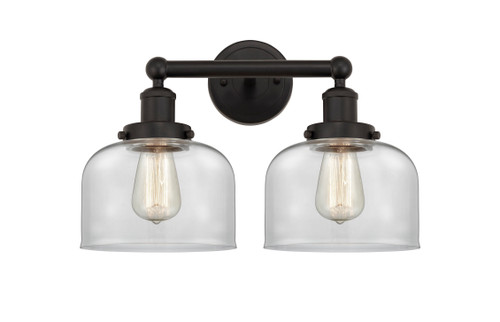 INNOVATIONS 616-2W-OB-G72 Bell 2 Light 15.5 inch Bath Vanity Light Oil Rubbed Bronze