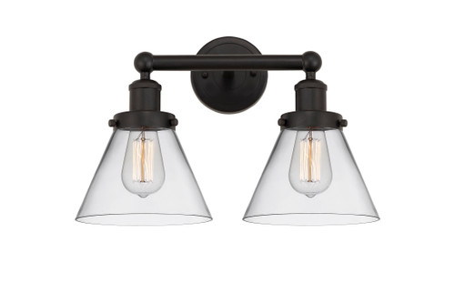 INNOVATIONS 616-2W-OB-G42 Cone 2 Light 16.75 inch Bath Vanity Light Oil Rubbed Bronze
