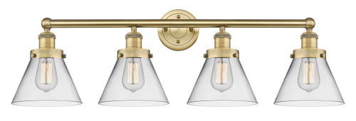 INNOVATIONS 616-4W-BB-G42 Cone 4 34.75 inch Bath Vanity Light Brushed Brass