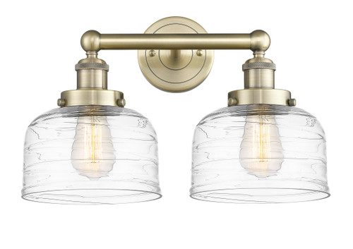INNOVATIONS 616-2W-AB-G713 Bell 2 15.5 inch Bath Vanity Light Antique Brass