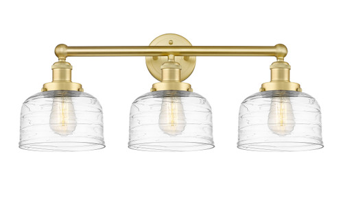 INNOVATIONS 616-3W-SG-G713 Bell 3 24.5 inch Bath Vanity Light Satin Gold