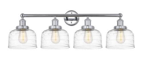 INNOVATIONS 616-4W-PC-G713 Bell 4 Light 33.5 inch Bath Vanity Light Polished Chrome