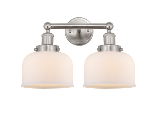 INNOVATIONS 616-2W-SN-G71 Bell 2 Light 15.5 inch Bath Vanity Light Brushed Satin Nickel