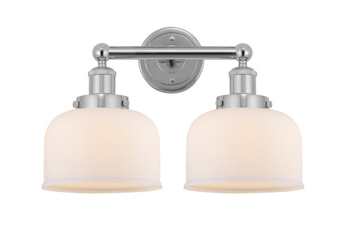 INNOVATIONS 616-2W-PC-G71 Bell 2 Light 15.5 inch Bath Vanity Light Polished Chrome