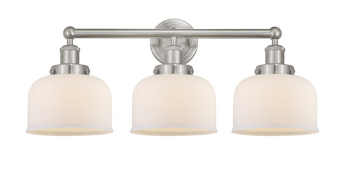 INNOVATIONS 616-3W-SN-G71 Bell 3 Light 24.5 inch Bath Vanity Light Brushed Satin Nickel