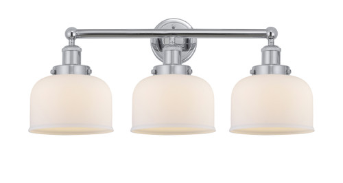 INNOVATIONS 616-3W-PC-G71 Bell 3 Light 24.5 inch Bath Vanity Light Polished Chrome