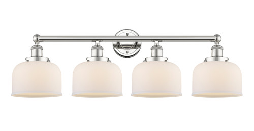 INNOVATIONS 616-4W-PN-G71 Bell 4 33.5 inch Bath Vanity Light Polished Nickel