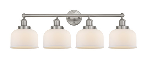 INNOVATIONS 616-4W-SN-G71 Bell 4 Light 33.5 inch Bath Vanity Light Brushed Satin Nickel
