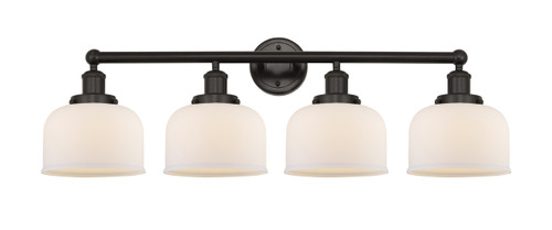 INNOVATIONS 616-4W-OB-G71 Bell 4 Light 33.5 inch Bath Vanity Light Oil Rubbed Bronze