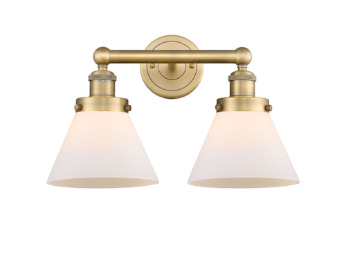 INNOVATIONS 616-2W-BB-G41 Cone 2 16.75 inch Bath Vanity Light Brushed Brass