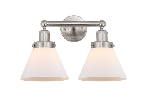 INNOVATIONS 616-2W-SN-G41 Cone 2 Light 16.75 inch Bath Vanity Light Brushed Satin Nickel