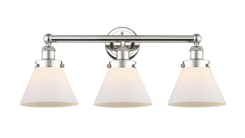 INNOVATIONS 616-3W-PN-G41 Cone 3 25.75 inch Bath Vanity Light Polished Nickel