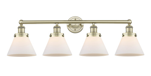 INNOVATIONS 616-4W-AB-G41 Cone 4 34.75 inch Bath Vanity Light Antique Brass