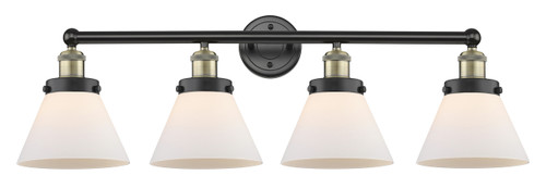 INNOVATIONS 616-4W-BAB-G41 Cone 4 34.75 inch Bath Vanity Light Black Antique Brass