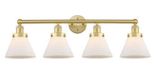INNOVATIONS 616-4W-SG-G41 Cone 4 34.75 inch Bath Vanity Light Satin Gold