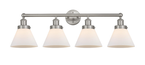 INNOVATIONS 616-4W-SN-G41 Cone 4 Light 34.75 inch Bath Vanity Light Brushed Satin Nickel