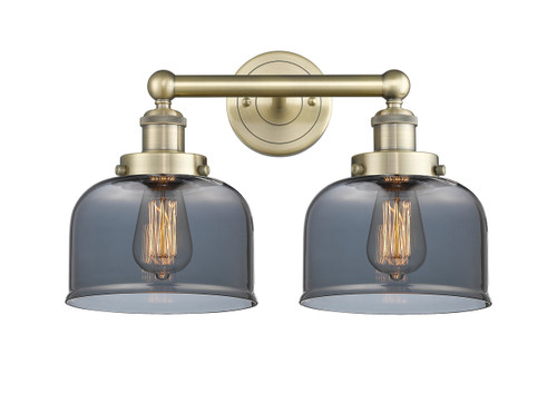 INNOVATIONS 616-2W-AB-G73 Bell 2 15.5 inch Bath Vanity Light Antique Brass