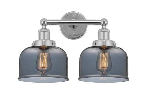INNOVATIONS 616-2W-PC-G73 Bell 2 Light 15.5 inch Bath Vanity Light Polished Chrome