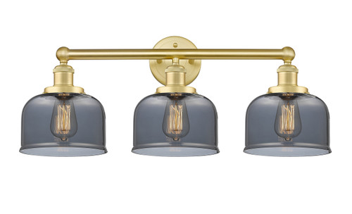 INNOVATIONS 616-3W-SG-G73 Bell 3 24.5 inch Bath Vanity Light Satin Gold