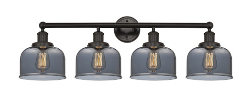 INNOVATIONS 616-4W-OB-G73 Bell 4 Light 33.5 inch Bath Vanity Light Oil Rubbed Bronze