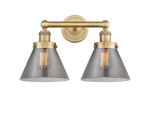 INNOVATIONS 616-2W-BB-G43 Cone 2 15.5 inch Bath Vanity Light Brushed Brass