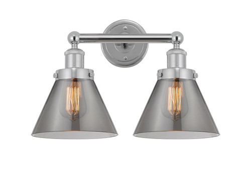 INNOVATIONS 616-2W-PC-G43 Cone 2 Light 15.5 inch Bath Vanity Light Polished Chrome