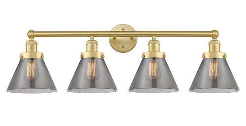 INNOVATIONS 616-4W-SG-G43 Cone 4 33.5 inch Bath Vanity Light Satin Gold