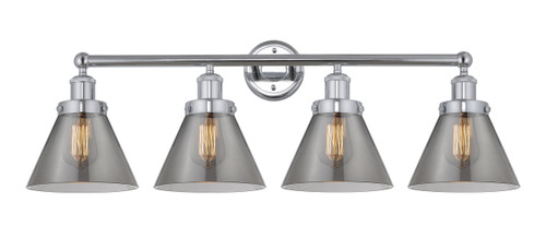 INNOVATIONS 616-4W-PC-G43 Cone 4 Light 33.5 inch Bath Vanity Light Polished Chrome