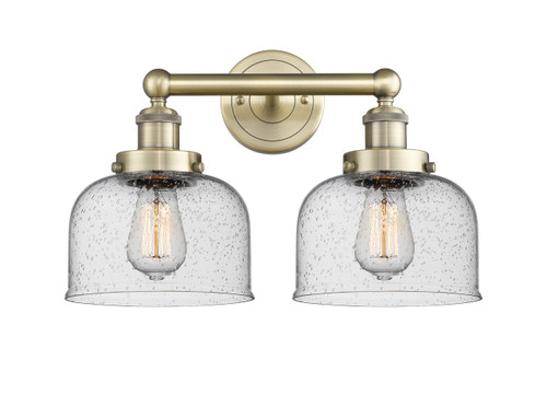INNOVATIONS 616-2W-AB-G74 Bell 2 15.5 inch Bath Vanity Light Antique Brass