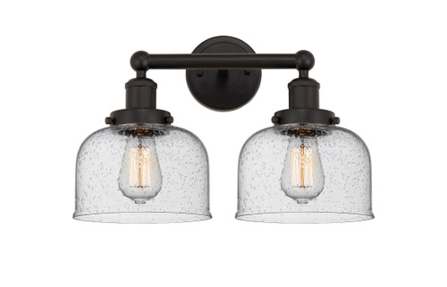 INNOVATIONS 616-2W-OB-G74 Bell 2 Light 15.5 inch Bath Vanity Light Oil Rubbed Bronze