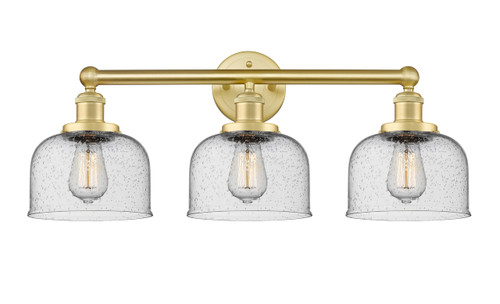 INNOVATIONS 616-3W-SG-G74 Bell 3 24.5 inch Bath Vanity Light Satin Gold