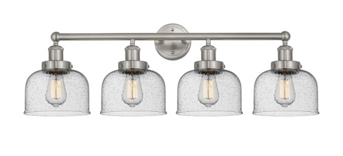 INNOVATIONS 616-4W-SN-G74 Bell 4 Light 33.5 inch Bath Vanity Light Brushed Satin Nickel