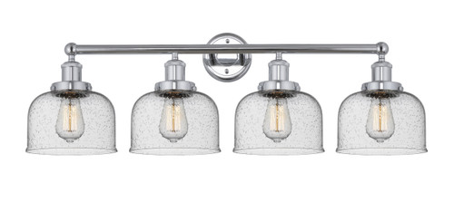 INNOVATIONS 616-4W-PC-G74 Bell 4 Light 33.5 inch Bath Vanity Light Polished Chrome