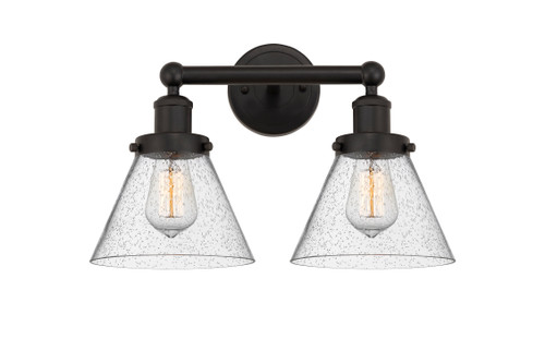 INNOVATIONS 616-2W-OB-G44 Cone 2 Light 15.5 inch Bath Vanity Light Oil Rubbed Bronze