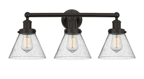 INNOVATIONS 616-3W-OB-G44 Cone 3 Light 24.5 inch Bath Vanity Light Oil Rubbed Bronze