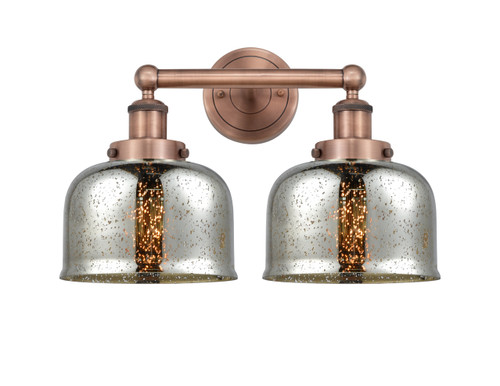 INNOVATIONS 616-2W-AC-G78 Bell 2 15.5 inch Bath Vanity Light Antique Copper