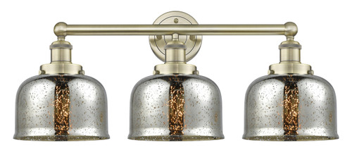 INNOVATIONS 616-3W-AB-G78 Bell 3 24.5 inch Bath Vanity Light Antique Brass