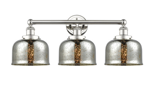 INNOVATIONS 616-3W-PN-G78 Bell 3 24.5 inch Bath Vanity Light Polished Nickel