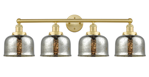 INNOVATIONS 616-4W-SG-G78 Bell 4 33.5 inch Bath Vanity Light Satin Gold
