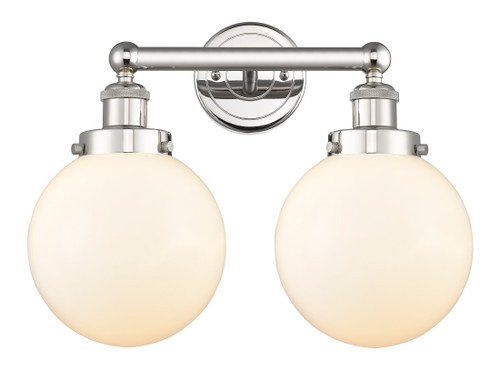 INNOVATIONS 616-2W-PN-G201-8 Beacon 2 15.5 inch Bath Vanity Light Polished Nickel