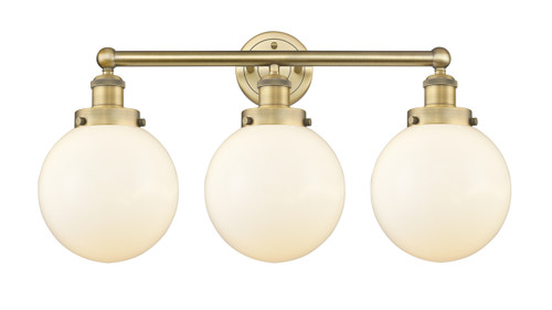 INNOVATIONS 616-3W-BB-G201-8 Beacon 3 24.5 inch Bath Vanity Light Brushed Brass