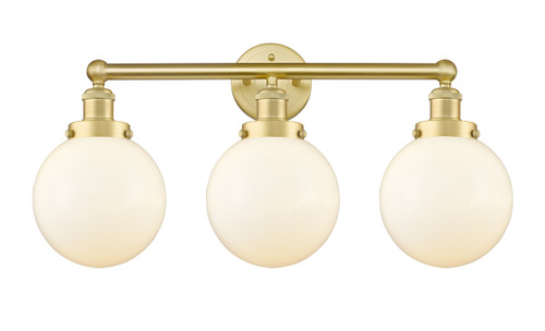 INNOVATIONS 616-3W-SG-G201-8 Beacon 3 24.5 inch Bath Vanity Light Satin Gold