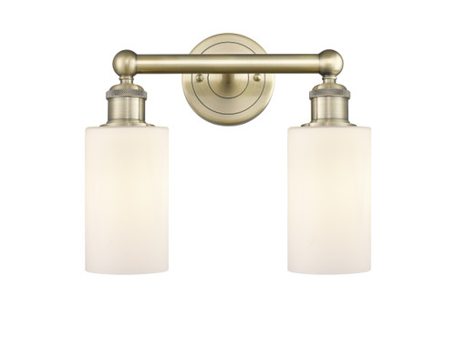 INNOVATIONS 616-2W-AB-G801 Clymer 2 12.875 inch Bath Vanity Light Antique Brass